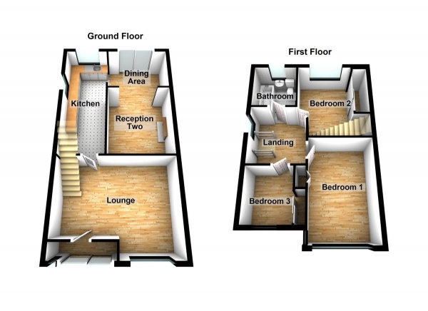 Floor Plan Image for 3 Bedroom Semi-Detached House for Sale in Paternoster Hill, Waltham Abbey