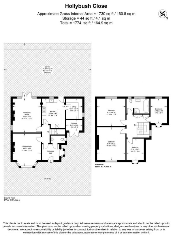 Floor Plan Image for 4 Bedroom Detached House for Sale in Hollybush Close, Snaresbrook