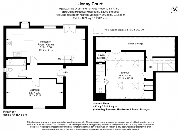 Floor Plan Image for 2 Bedroom Apartment for Sale in Stables Row, Wanstead