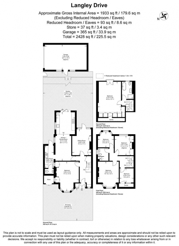 Floor Plan Image for 5 Bedroom Semi-Detached House for Sale in Langley Drive, Wanstead