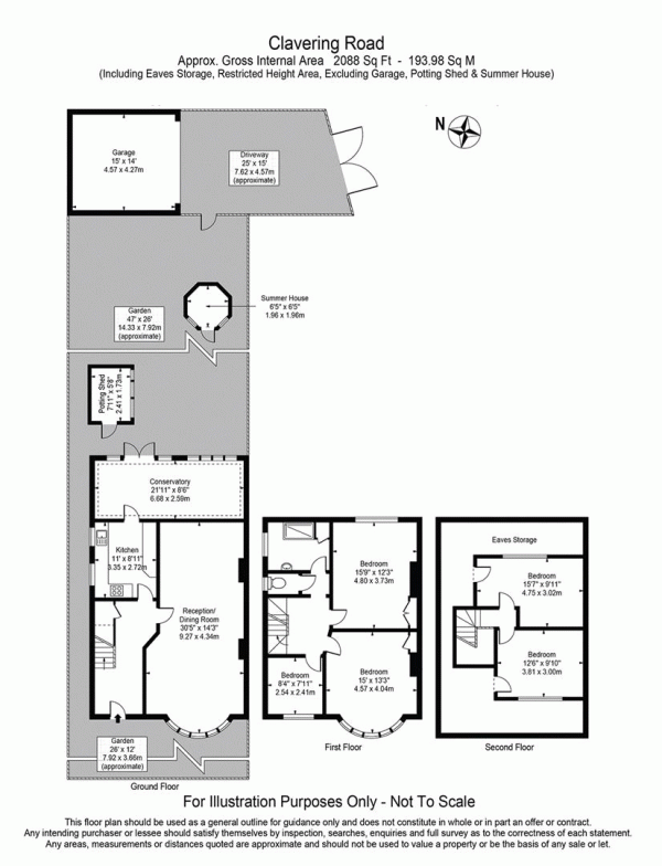 Floor Plan Image for 5 Bedroom Property for Sale in Clavering Road, Aldersbrook