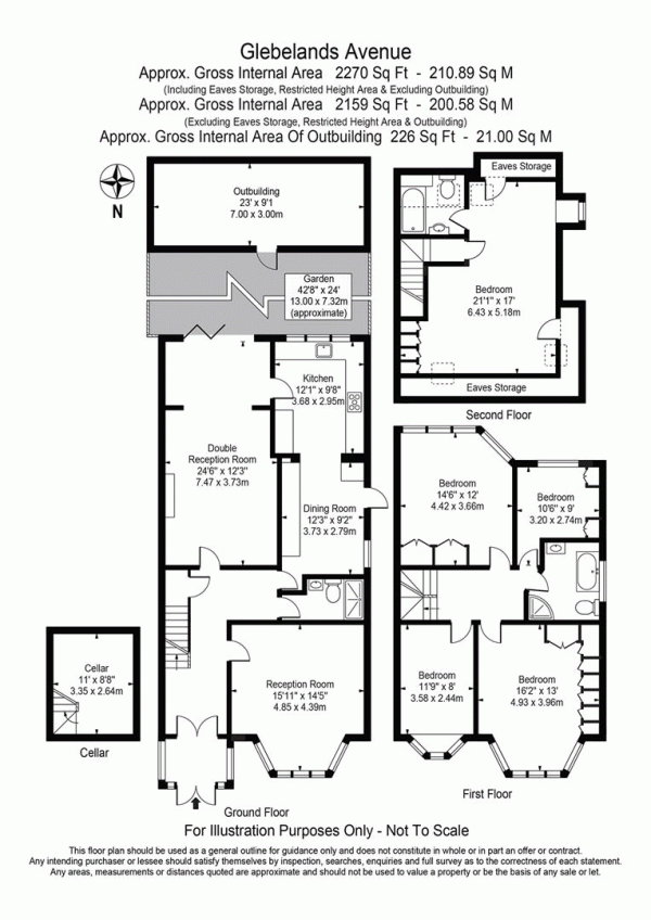 Floor Plan Image for 5 Bedroom Semi-Detached House for Sale in Glebelands Avenue, South Woodford