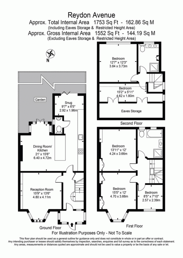 Floor Plan Image for 5 Bedroom Property for Sale in Reydon Avenue, Wanstead