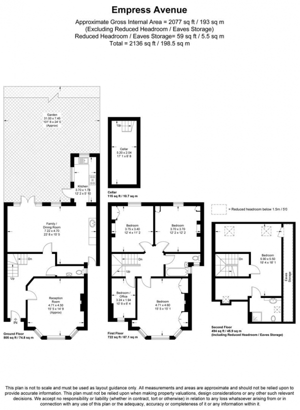 Floor Plan Image for 5 Bedroom Semi-Detached House for Sale in Empress Avenue, Aldersbrook