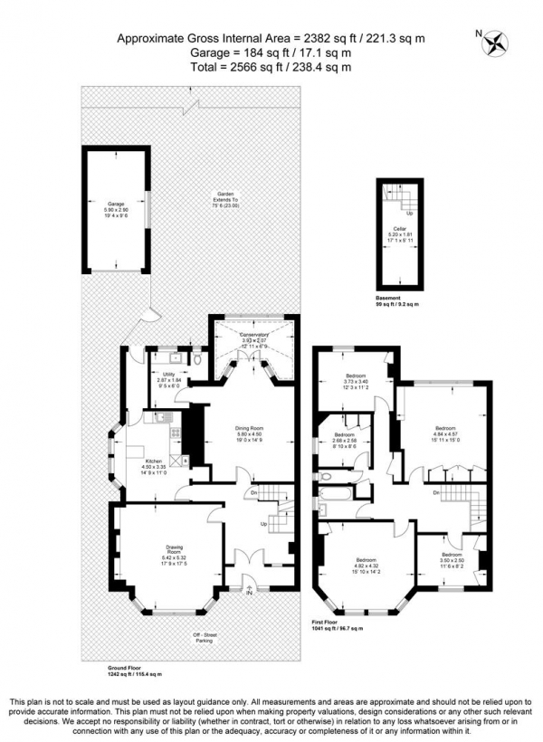 Floor Plan Image for 5 Bedroom Semi-Detached House for Sale in Seagry Road, Wanstead