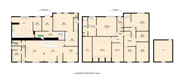 Floor Plan Image for 6 Bedroom Commercial Property for Sale in Punch Bowl, Burton In Lonsdale