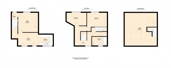 Floor Plan Image for 3 Bedroom Terraced House for Sale in 2 Goodenber Road, Bentham