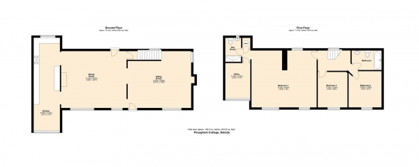 Floor Plan Image for 3 Bedroom Detached House for Sale in Penyghent, Selside, Settle