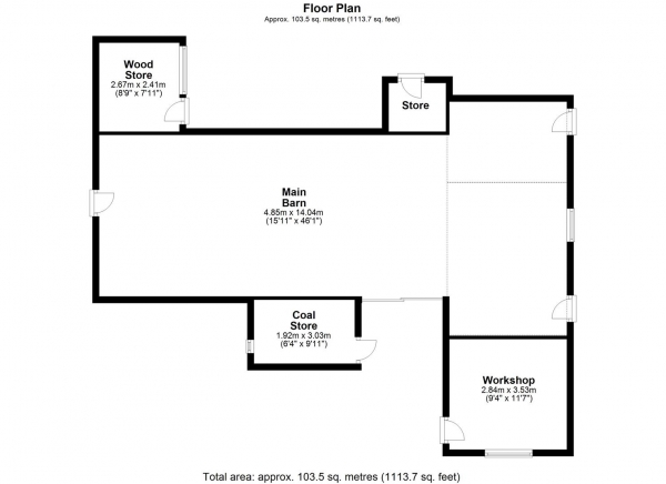 Floor Plan Image for 4 Bedroom Detached House for Sale in East Clint, Cowgill