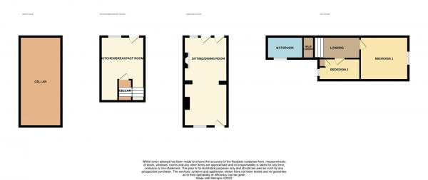 Floor Plan Image for 2 Bedroom Cottage for Sale in Station Road, Hailsham