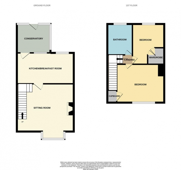 Floor Plan Image for 2 Bedroom Terraced House to Rent in Camperdown Street, Bexhill-on-Sea