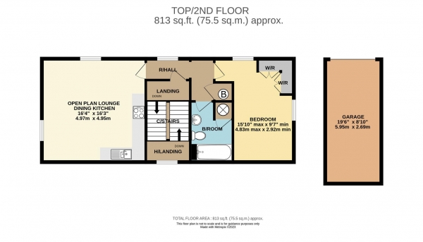 Floor Plan Image for 1 Bedroom Apartment for Sale in Avon Mill Place, Pershore