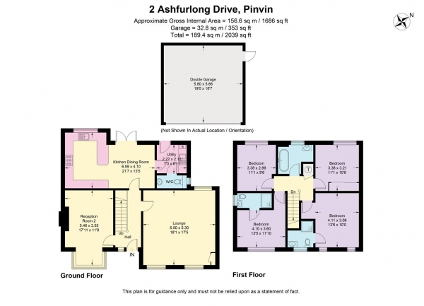 Floor Plan Image for 4 Bedroom Detached House for Sale in Ashfurlong Drive, Pinvin, Pershore