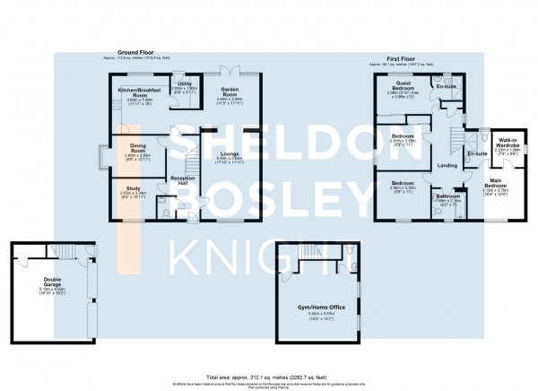 Floor Plan Image for 4 Bedroom Detached House for Sale in Bishton Drive, Pershore