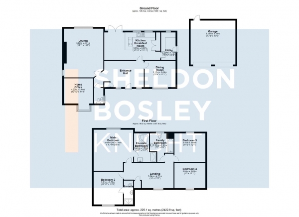 Floor Plan Image for 4 Bedroom Detached House for Sale in Lower Drive, Besford, Worcester