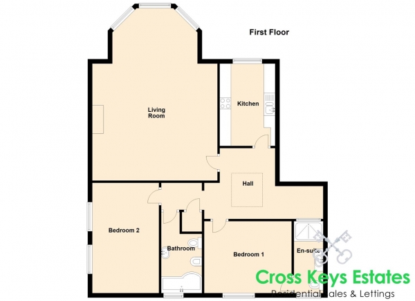 Floor Plan Image for 2 Bedroom Apartment for Sale in Caradon Court, Hawkins Close, Derriford