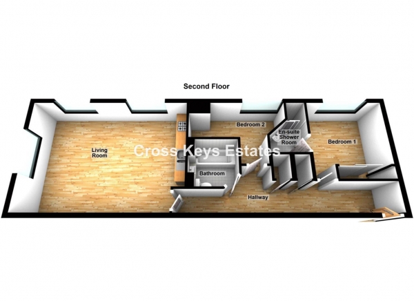 Floor Plan Image for 2 Bedroom Apartment to Rent in Berkeley Square, City Centre