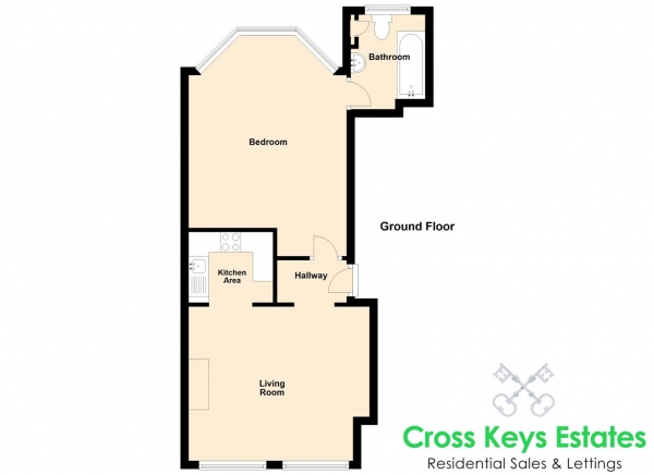 Floor Plan Image for 1 Bedroom Apartment for Sale in Gascoyne Place, City Centre