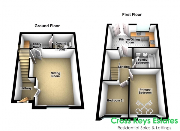 Floor Plan Image for 2 Bedroom Property to Rent in Foliot Road, North Prospect