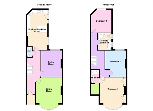 Floor Plan for 3 Bedroom Property for Sale in Nelson Avenue, Stoke, PL1, 5RL - Offers in Excess of &pound300,000