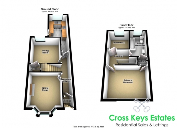 Floor Plan Image for 2 Bedroom Property for Sale in Hanover Road, Laira
