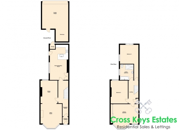 Floor Plan Image for 3 Bedroom Property for Sale in Billacombe Road, Plymstock