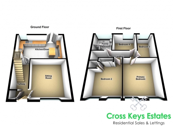 Floor Plan Image for 4 Bedroom Property for Sale in Blandford Road, Efford