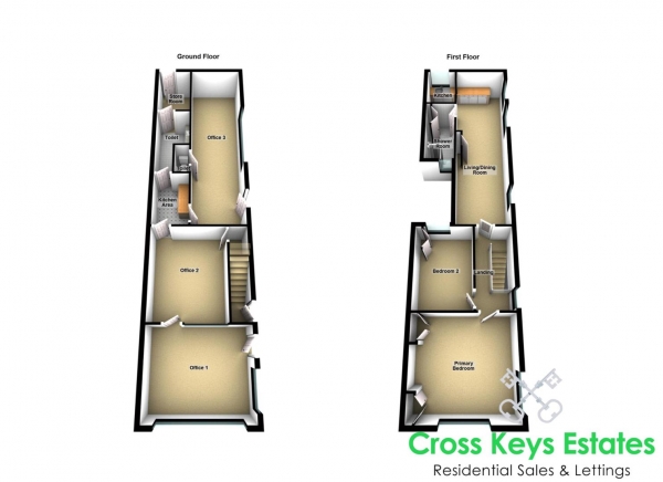 Floor Plan Image for 2 Bedroom End of Terrace House for Sale in Weston Park Road, Peverell