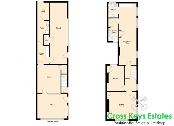 Floor Plan Image for 2 Bedroom End of Terrace House for Sale in Weston Park Road, Peverell