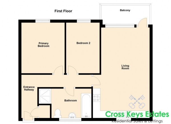 Floor Plan Image for 2 Bedroom Apartment for Sale in Mill Street, Devonport