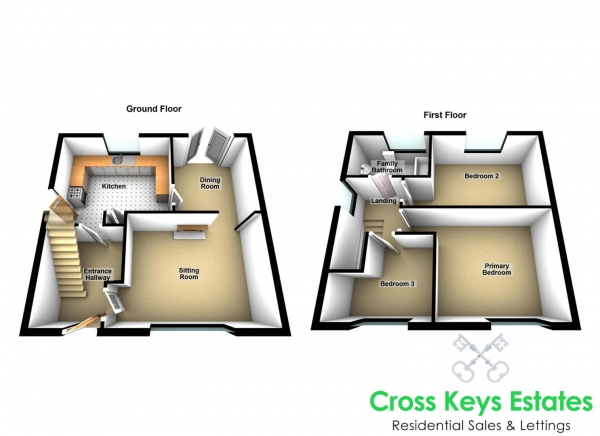 Floor Plan Image for 3 Bedroom Semi-Detached House for Sale in Shrewsbury Road, Whitleigh