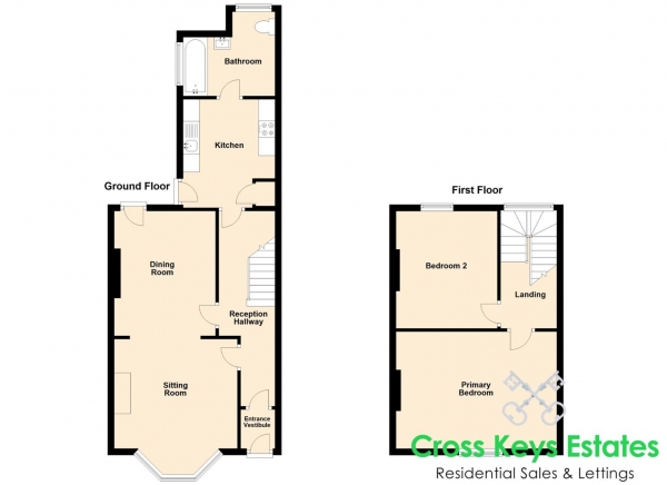 Floor Plan Image for 2 Bedroom Semi-Detached House for Sale in Penlee Road, Stoke