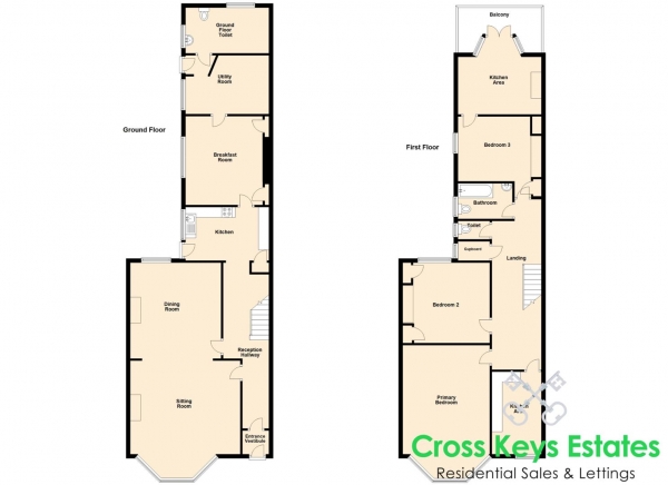 Floor Plan Image for 5 Bedroom Terraced House for Sale in Milehouse Road, Stoke