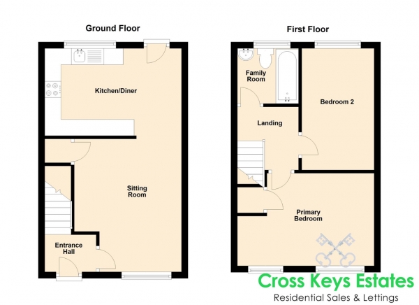 Floor Plan Image for 2 Bedroom Property for Sale in Howard Close, King's Tamerton