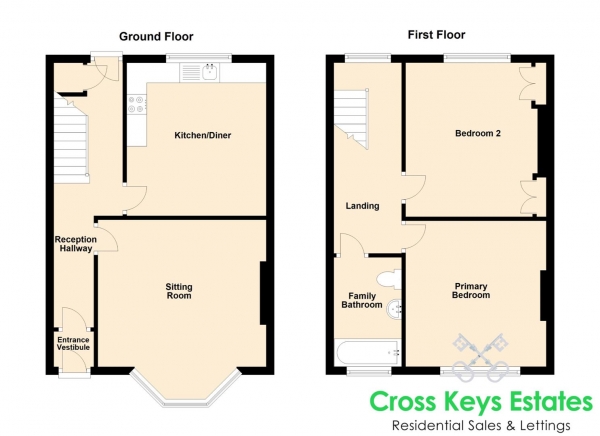 Floor Plan Image for 2 Bedroom Terraced House for Sale in Bayswater Road, City Centre