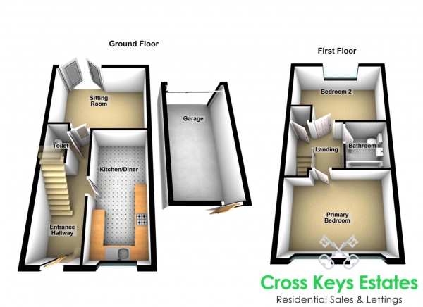 Floor Plan Image for 2 Bedroom Property for Sale in Barlow Gardens, Beacon Park