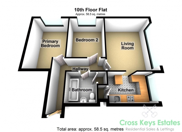 Floor Plan Image for 2 Bedroom Property for Sale in James Street, Devonport, Plymouth