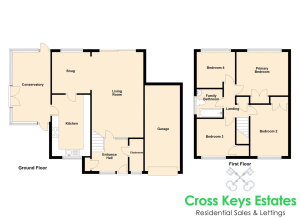 Floor Plan Image for 4 Bedroom Property for Sale in St. Davids Road, Tavistock