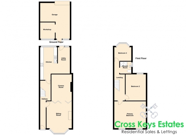 Floor Plan Image for 3 Bedroom Property for Sale in Evelyn Street, St Budeaux