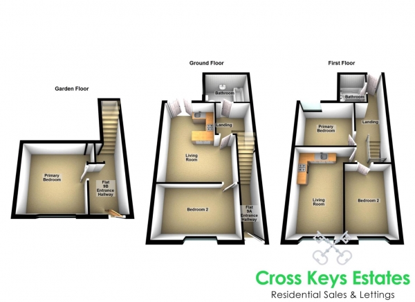 Floor Plan Image for 2 Bedroom Semi-Detached House for Sale in Haystone Place, City centre