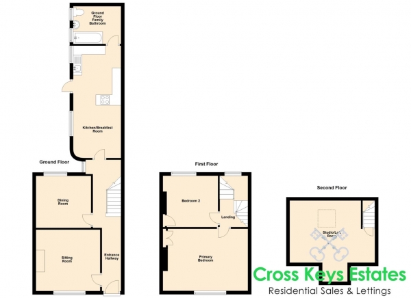 Floor Plan Image for 2 Bedroom Terraced House for Sale in Hotham Place, Millbridge