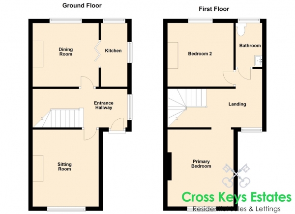 Floor Plan Image for 2 Bedroom Semi-Detached House for Sale in Marina Road, West Park