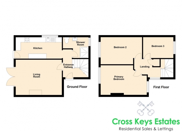 Floor Plan Image for 3 Bedroom End of Terrace House for Sale in Dartmoor View, Mount Gould