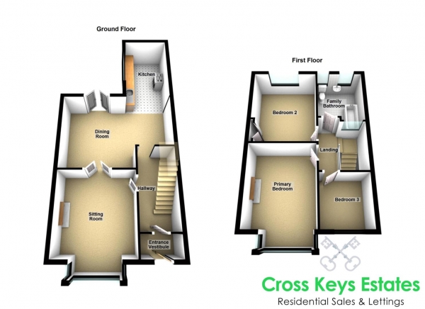 Floor Plan Image for 3 Bedroom Property for Sale in Torr View Avenue, Peverell