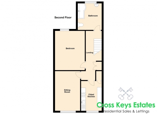 Floor Plan Image for 1 Bedroom Apartment for Sale in Percy Terrace, Lipson