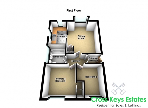 Floor Plan Image for 2 Bedroom Apartment for Sale in Finch Close, Laira