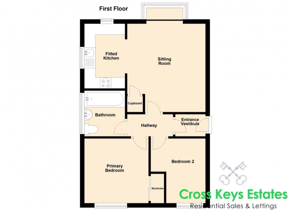 Floor Plan Image for 2 Bedroom Apartment for Sale in Finch Close, Laira