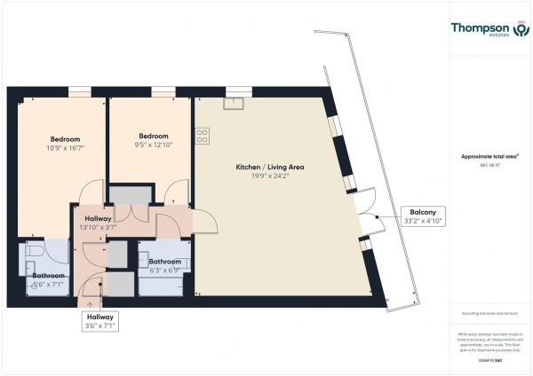 Floor Plan Image for 2 Bedroom Apartment for Sale in Wellington Hill, St Saviour Road, St Saviour