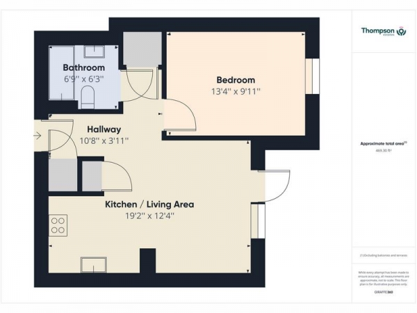 Floor Plan Image for 1 Bedroom Apartment for Sale in Wellington Hill, St Saviour Road, St Saviour