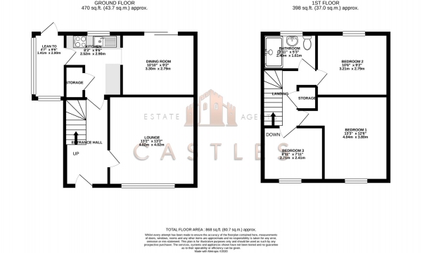 Floor Plan Image for 3 Bedroom Semi-Detached House for Sale in Westfield Road, Chandler's Ford, Eastleigh